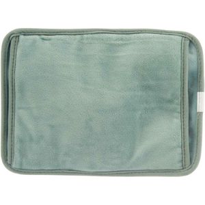 Gift Decor - Elektrische Warmwaterkruik - Groen - Plastic - Velvet - Verpakking van 12