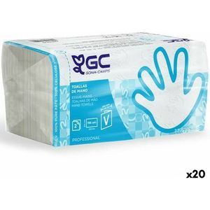 GC - Xtrasec C3920 - Wegwerp Handdoek - Wit - Cellulosa - 20 Stuks