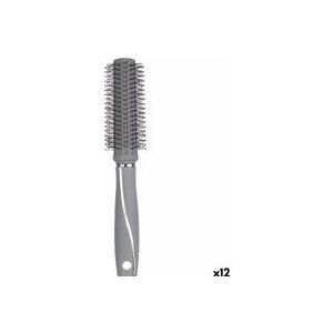 Ronde Kwast - Haarborstel - Grijs - Siliconen Plastic - 12 Stuks