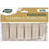 Tandenstokers Algon Hout 600 Onderdelen (18 Stuks)