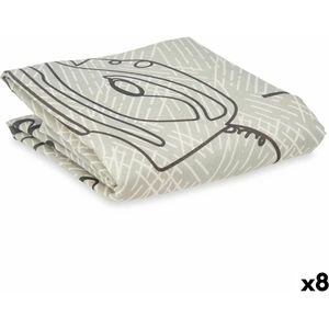 Hoes voor Strijkplank Grijs 140 x 50 cm Strijkijzer (8 Stuks)