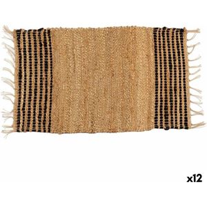 Carpet 84862-CEEJAY - Vloerkleed - Zwart - Natuurlijke materialen - 12 Stuks