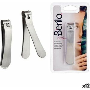 Nagelknipper - Zilverkleurig - Metaal - 12 Stuks