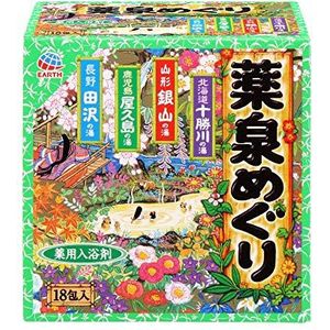 いい湯めぐり Aarde Japanse warmwaterbron badpoeders - 30 g x 18 verpakkingen