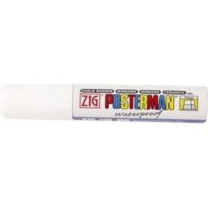 Krijtstift posterman PMA-120 wit dik 7 - 15mm