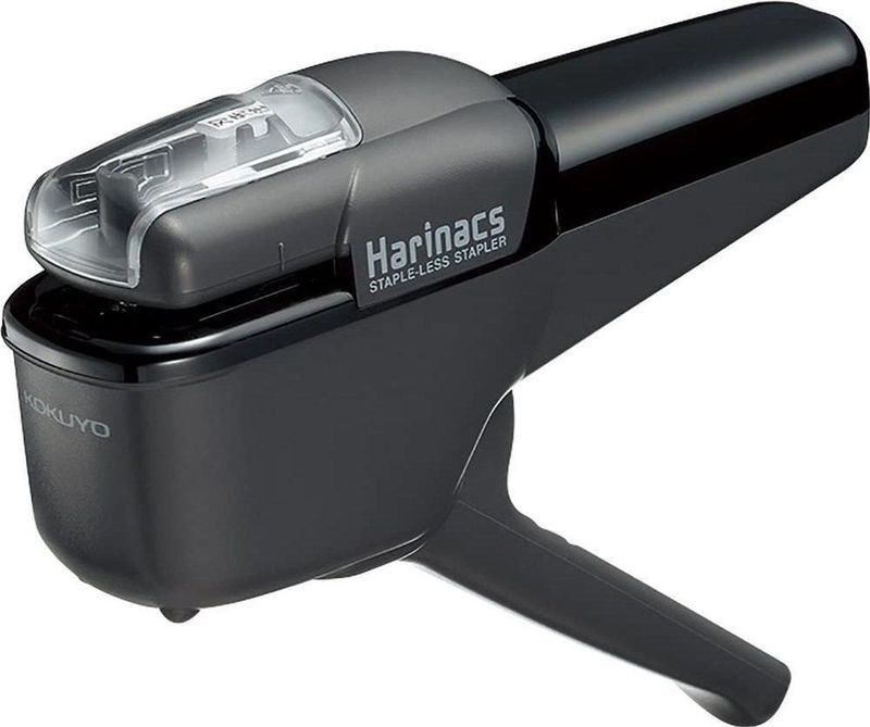 KOKUYO Klammerloses Heftgerät MEDIUM + schwarz
