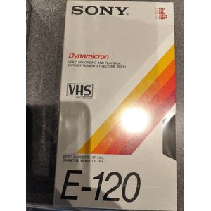 Sony E-120 Dynamicron VHS Videocassette