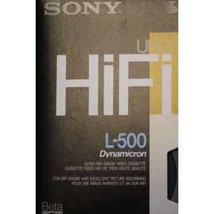 Sony L-750 - UHG-HiFi BetaMax Video Cassette