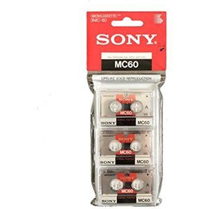 Sony - Microcassettes - 3-pack - 60 Minuten - Halve Duplex