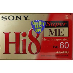 SONY - Hi-8 Super ME Metal Evaporated - Cassette - 60 Minuten