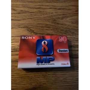 SONY MP 8 - MP PAL 90 VIDEO 8 TAPE - P5-90MP2 - LP 180 MM - SP 90 MIN