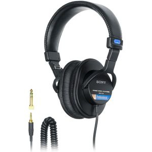 Sony MDR7506 hoofdtelefoon/headset Hoofdtelefoons Bedraad Hoofdband Podium/studio Zwart