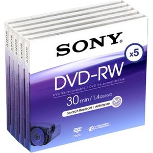 Sony Mini DVD-RW 30 min. 1.4 GB/GO (1 disc/stuk)