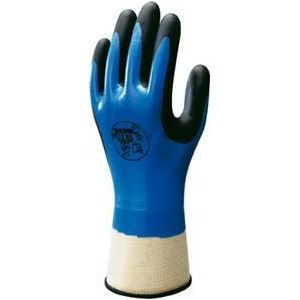 Showa - High Tech 377 - Klushandschoenen - Blauw/Zwart - Schuimnitril