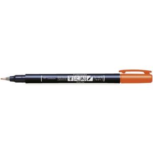 6 x Tombow Fasermaler Brush Pen Fudenosuke weiche flexible Pinselspitz