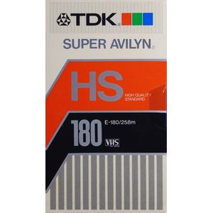 TDK HS E-180 VHS Video Cassette 2 Pack