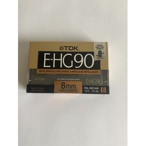 TDK 60 E-HG Extra High Grade Tape - 8mm