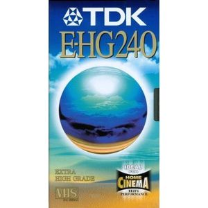 TDK E-HG240 4 uur HIFI VHS High Grade 3-pack
