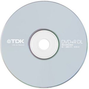 TDK T19544 DVD+R Double Layer Blanco 8,5 GB (8x Speed) 10-pack