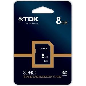 TDK 8GB SDHC geheugenkaart klasse 4 - geheugenkaarten (8 GB, SDHC, klasse 4, zwart)
