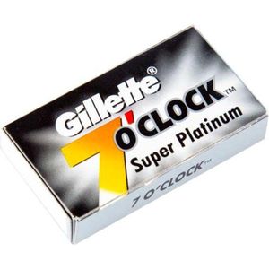 Gillette Double Edge Blade 7 o'clock Super Platinum