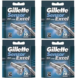 [Set product] Gillette Sensor Excel Spare blade 10 pieces x 4 pieces