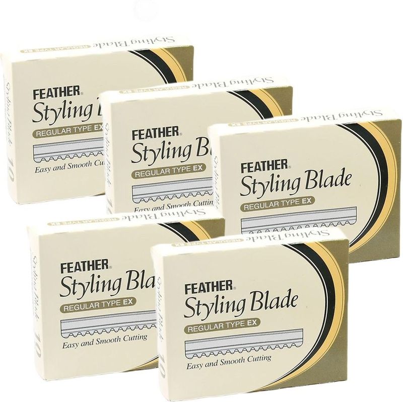 Feather Styling Blades 5x10 Stuks
