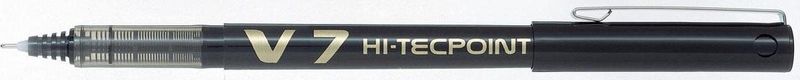 PILOT V7 HI-TECPOINT F ZWART