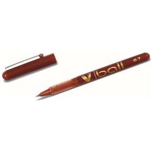 12 x Pilot Tintenroller V-Ball 07 0,5 rot