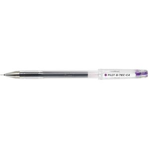 PILOT G-Tec C4 Gelschreiber transparent 0,25 mm, Schreibfarbe: lila, 1 St.