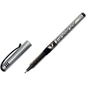 Pilot Fineliner V-4190 0,5 mm, zwart (pak 12 stuks)