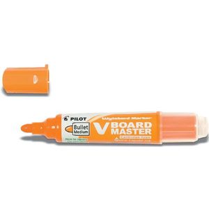 Pilot Begreen V-Board Master Whiteboardmarker, Ronde Punt, 6 mm, Oranje