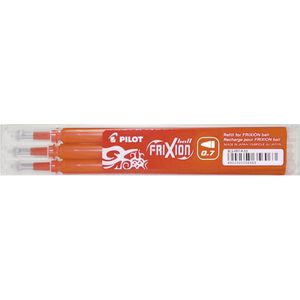 Pilot vullingen - Frixion Ball en Frixion Click - Oranje 0.7 - 3 stuks