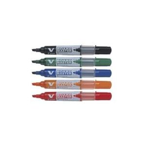 Pilot Boardmarker V-Boardmaster Begreen Set 5 Farben
