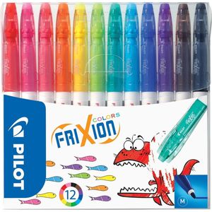 Pilot - FriXion Colors 0,7mm– Assortierte Farben (12 Stück)