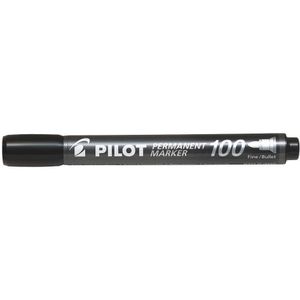 Pilot Permanent Marker 100, Schwarz, 1 mm, 4,5 mm