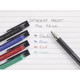 PILOT Synergy Point 0.5 Tintenroller rot/schwarz 0,3 mm, Schreibfarbe: rot, 1 St.