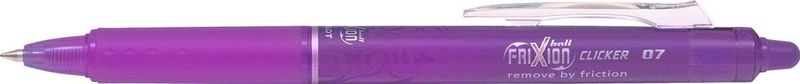 PILOT FRIXION ball CLICKER Tintenroller purple 0,4 mm, Schreibfarbe: lila, 1 St.