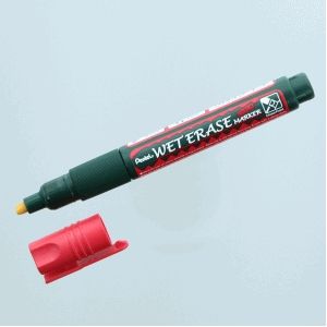 Pentel SMW26-B Wet Erase blackboard Red