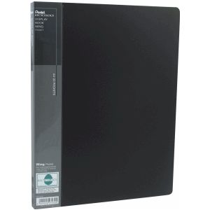 Pentel Sichtbuchmappe Wing A4 20 Hüllen schwarz