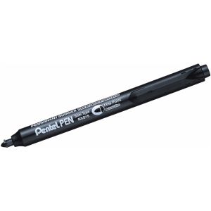 Permanentmarker mit Druckmechanik Rundspitze 1mm schwarz