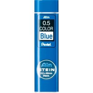Potloodstift Pentel 0.5mm blauw per koker