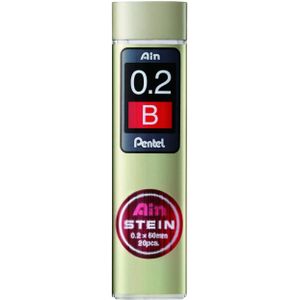 Pentel C272W-B ""AIN STEIN"" fijne vulling voor vulpotlood, 20 fijne vullingen