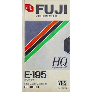 FUJI HQ E-195 VHS Video Cassette 2 Pack