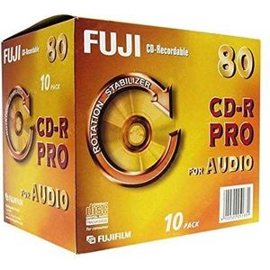 Fujifilm CD-R Pro for Audio - 10 CD-R 700 MB 80 min - CD-box - 16546