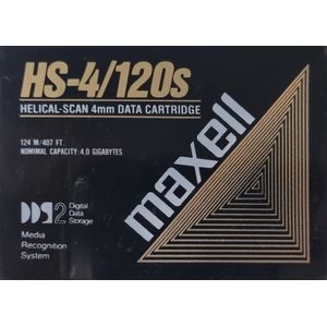 Maxell Hs-4/120s Helical-scan 4mm Data Cartridge