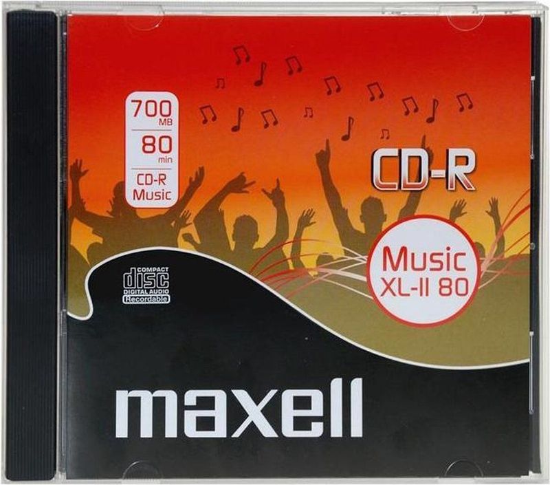 Maxell CD-R Music XL-II - 700MB - 16x Speed - 10 Pack