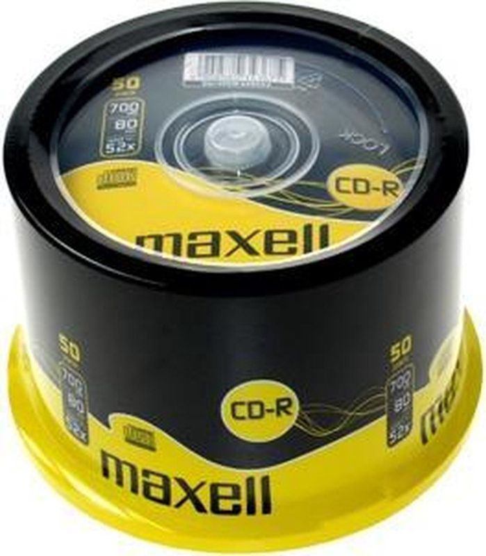 Maxell - CD-R - 80min/700MB - 50 Stuks Op Spindel