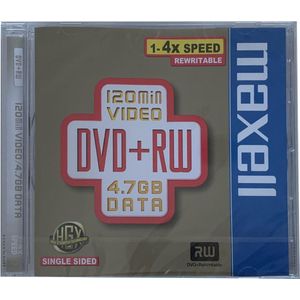 MAXELL DVD+RW 4.7 (4X) 1P