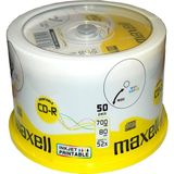 Maxell - CD-R 700Mb - Optische Gegevensdrager - 50 Stuks